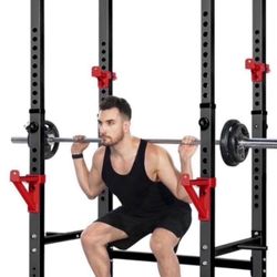 Power Rack, Rack Cage for Weight Training, Adjustable Squat Stand Rack for Home Gym Equipment, Lifting Cage with 660lb Capacity