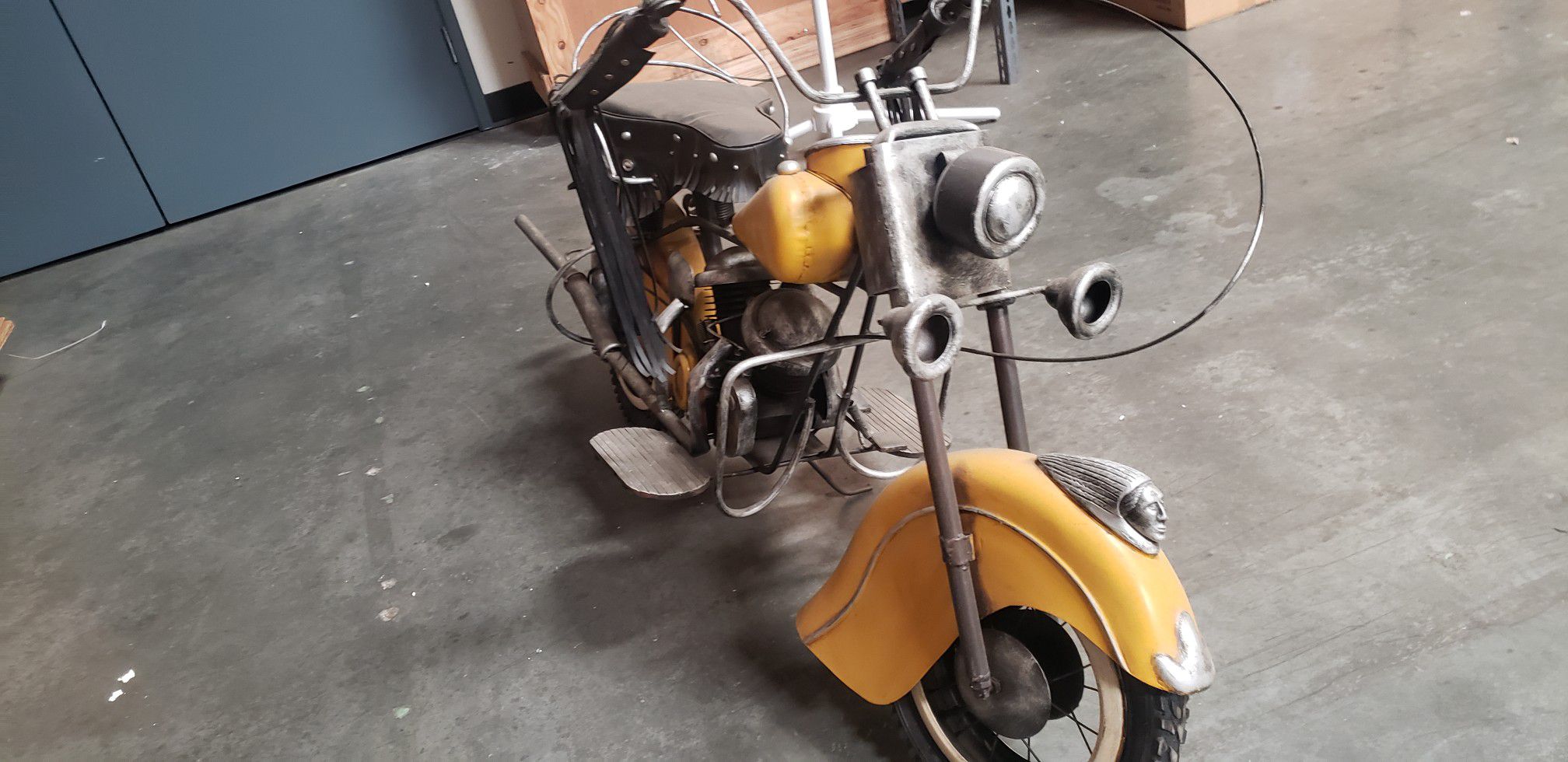 Indian Chief Head Motorcycle (model)
