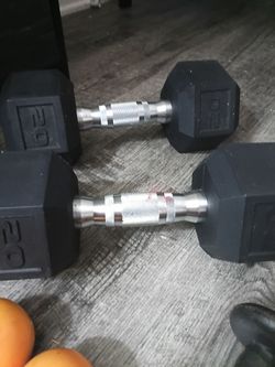 2x20 lb weights