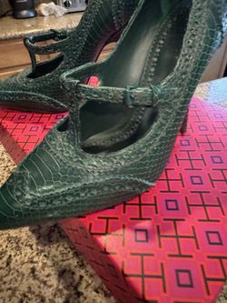 Tory Burch Green Snake