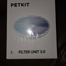 PETKIT Filter Unit 3.0 - Replacement Water Fountain Filters, 5-Pack, New Sealed