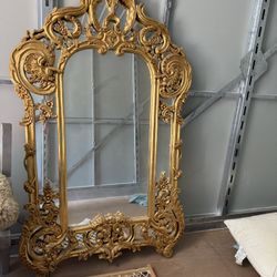 Antique French Gold Mirror 5 Feet x3.5 Feet