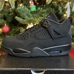 Size 12M 11M 6.5y - Jordan 4 Black Cat 2025 