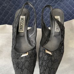 Moschino Black Lace Size 7
