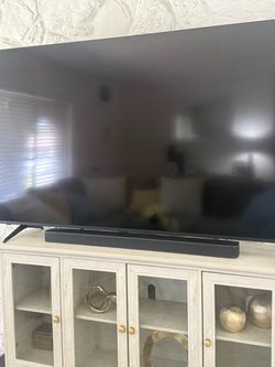 Sound bar and sub and TV