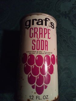 Vintage Graf's grape soda /Graf's beverages inc.,Milwaukee wisconsin