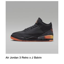 (Firm)Air Jordan 3 J Balvin Size 9.5