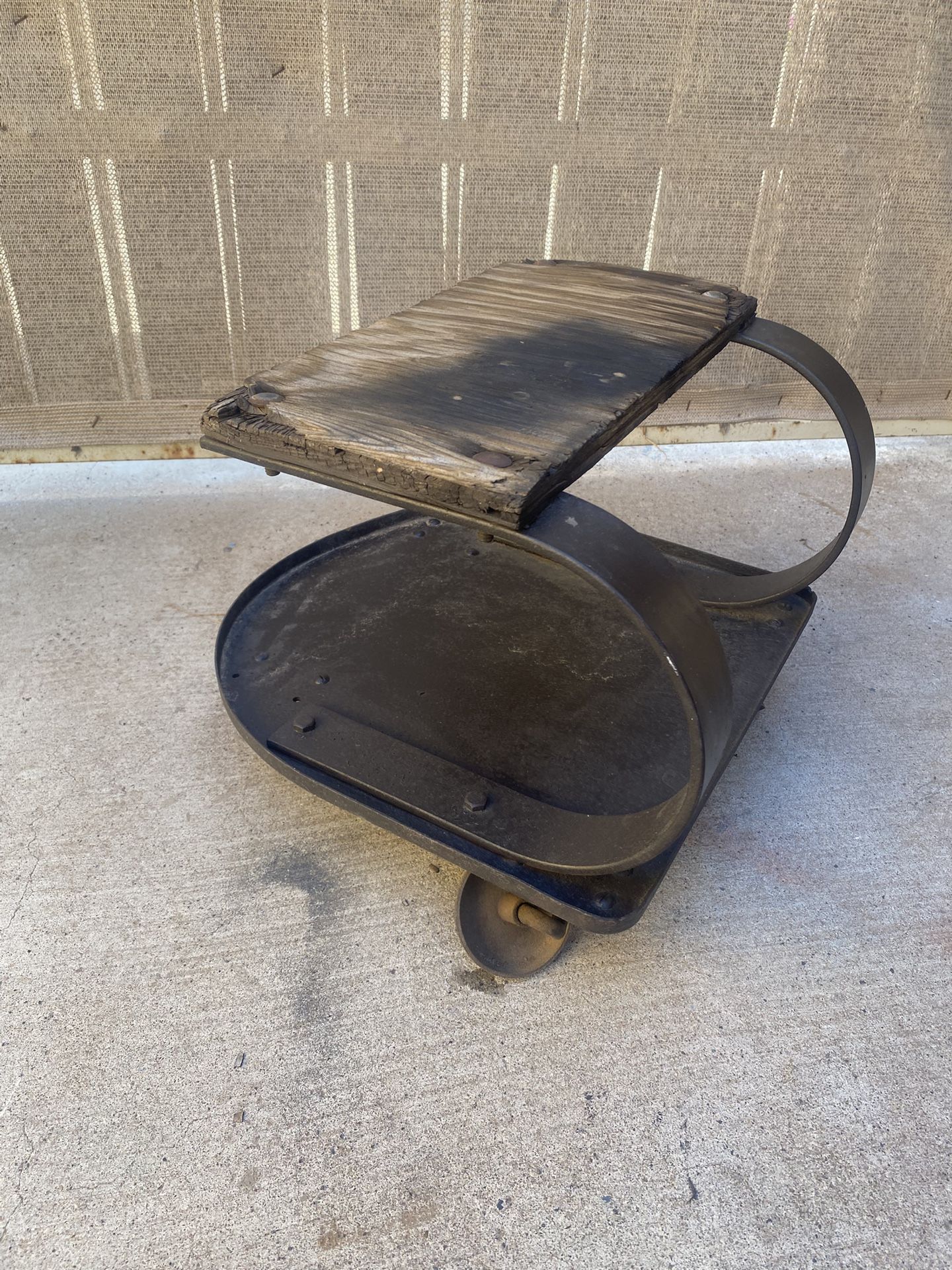 Vintage Garage Stool