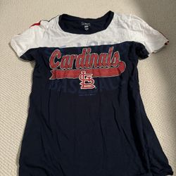 Womens Medium Stl Cardinals Short Sleeve Shirt 