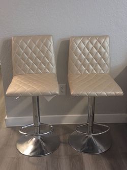 2 adjustable Barstools for sale