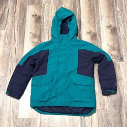 Kids Lands End Squall Waterproof Insulated Winter Jacket Coat Size S (7-8). 