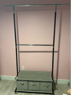 extra storage clothing rack