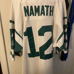 New York Jets Joe Namath Throw Back Jersey