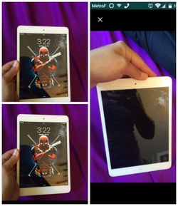 IPad mini A1432 16gb small crack works perfect