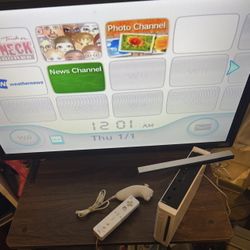 Nintendo Wii Console w/ remote WORKS $60 firm no trades