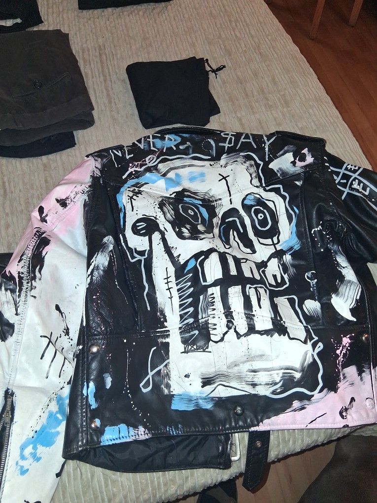 For Those Who Sin Leather Jacket