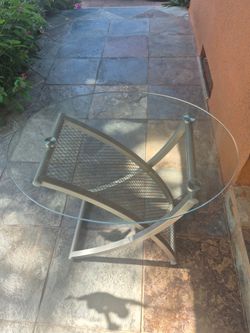 Glass table