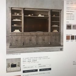 FREE ST. JAMES OPEN PANEL MEDIA Cabinet