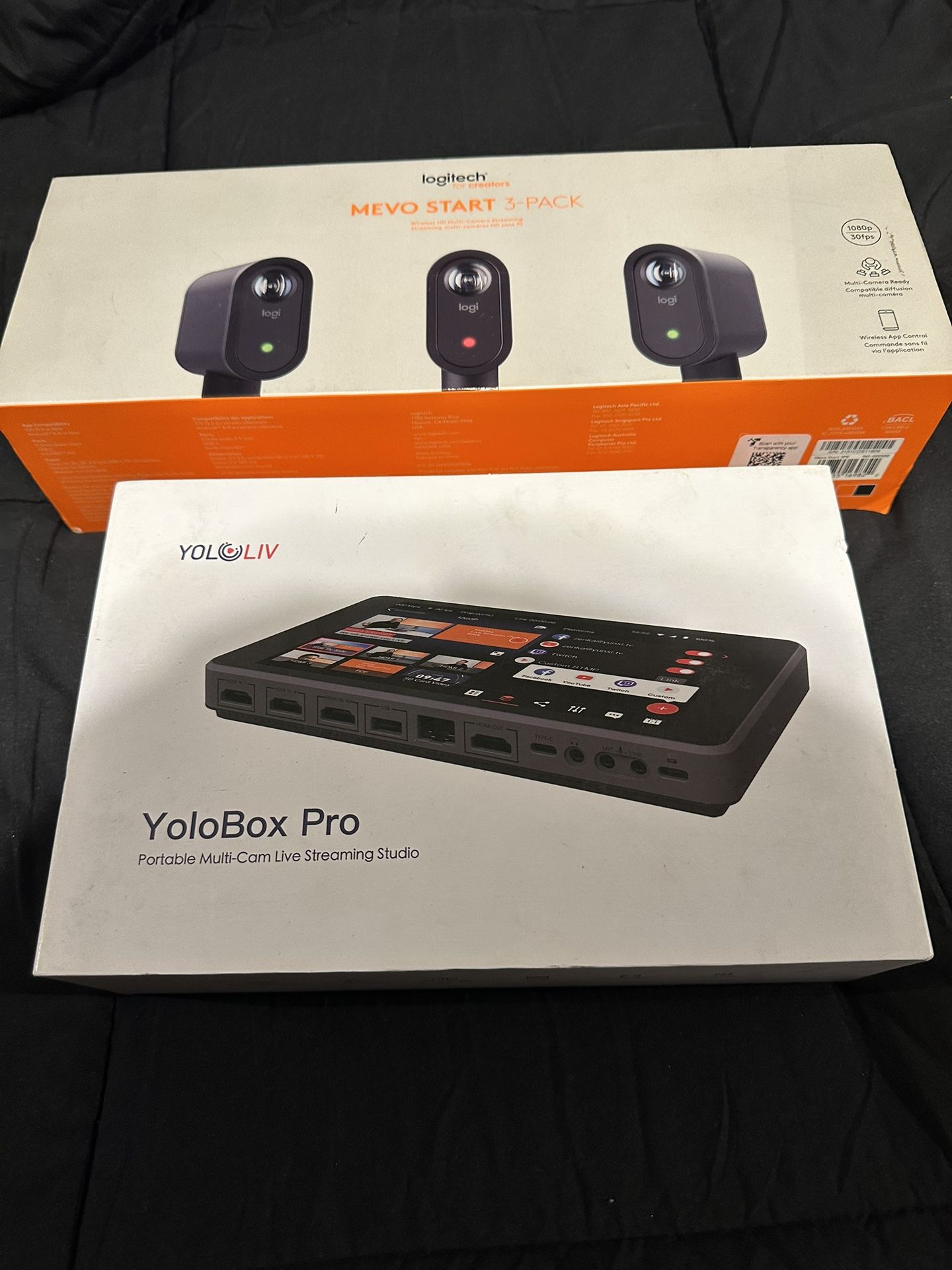 Cámaras De Video Y Un YoloBox Pro 