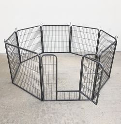 $100 (New) Heavy duty 32” tall x 32” wide x 8-panel pet playpen dog crate kennel exercise cage fence