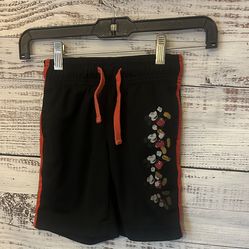 Kids Black Mickey Mouse shorts size XS