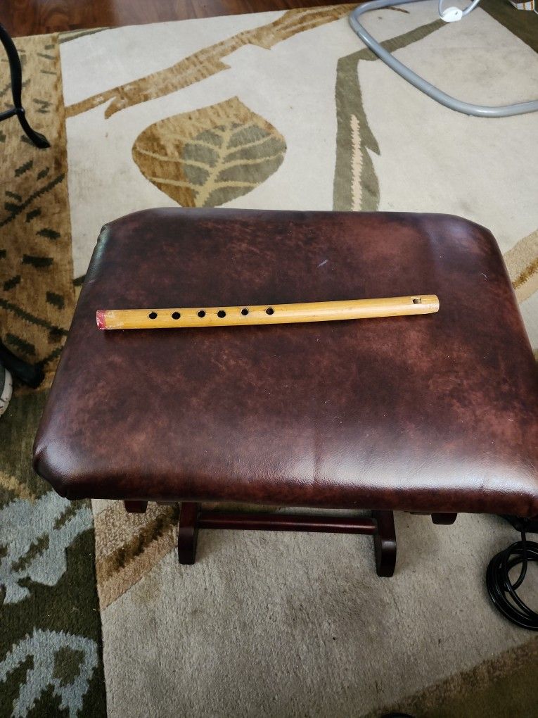 14" Bamboo Flute Vintage Still Plays Good