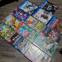 Nintendo Switch Games  / Ps4 Games Lot
