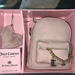 Juicy couture Small Backpack With keychain
