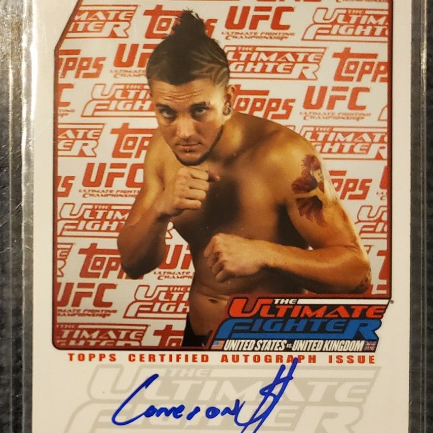 2009 Topps UFC Cameron Dollar Autograph Card Auto