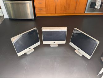 3 iMacs 24” All-in-One Computers (2008)