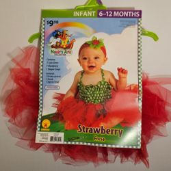 Infant Strawberry Infant Halloween Costume Dress (6-12 months)
