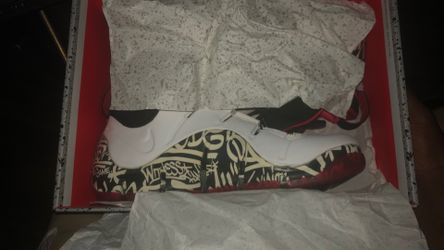 Nike zoom lebron 4 white graffiti 2023