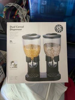 Cereal candy dual dispenser NEW IN BOX