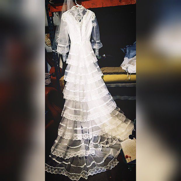 Stunning vintage wedding dress