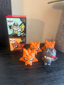 McDonald's Hello Kitty x Godzilla Mini Figures Set