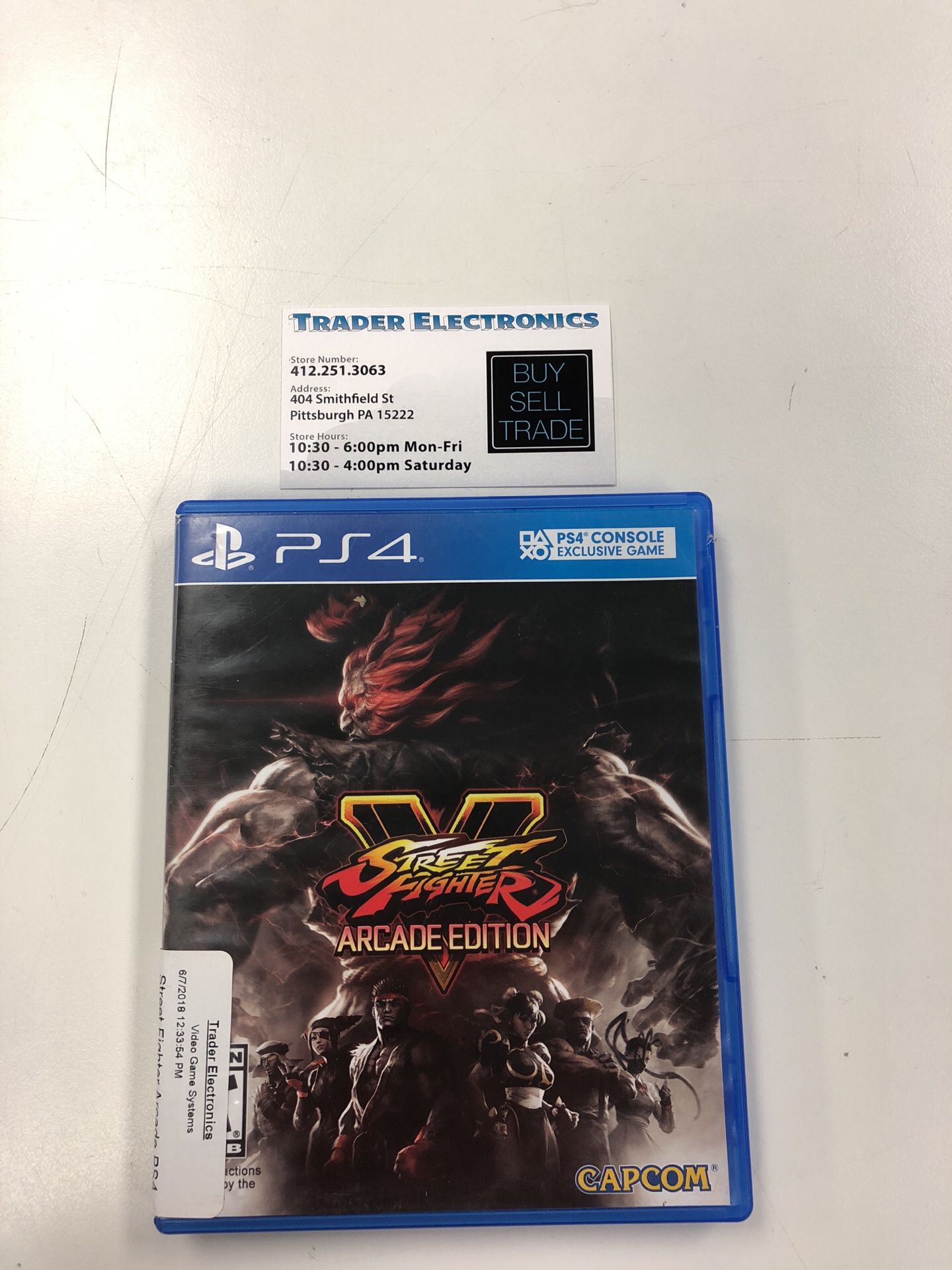 Street fighter arcade edition ps4