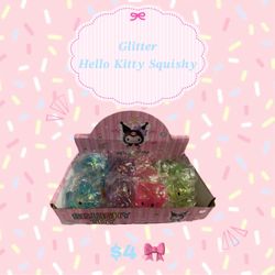 Glittery Hello Kitty Squishy