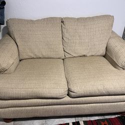 La-Z-Boy Loveseat, Tan Fabric