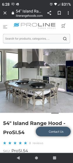 Pro Island 54 Inch SS Range Hood