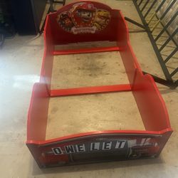 paw patrol toddler bed frame.
