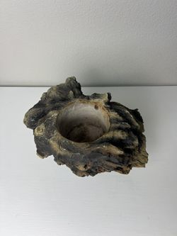 Ceramic Wood Like Pot 