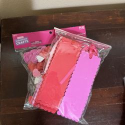 Valentine Craft Supplies 24 Piece Bookmark And 270 Heart Stickers