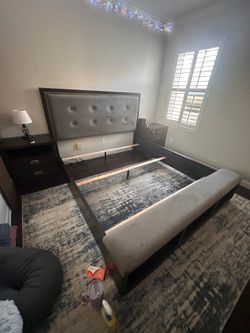 Hyndell Upholstered Panel Bed from Ashley’s Furniture