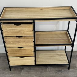 4 Drawer Decorative Shelving 