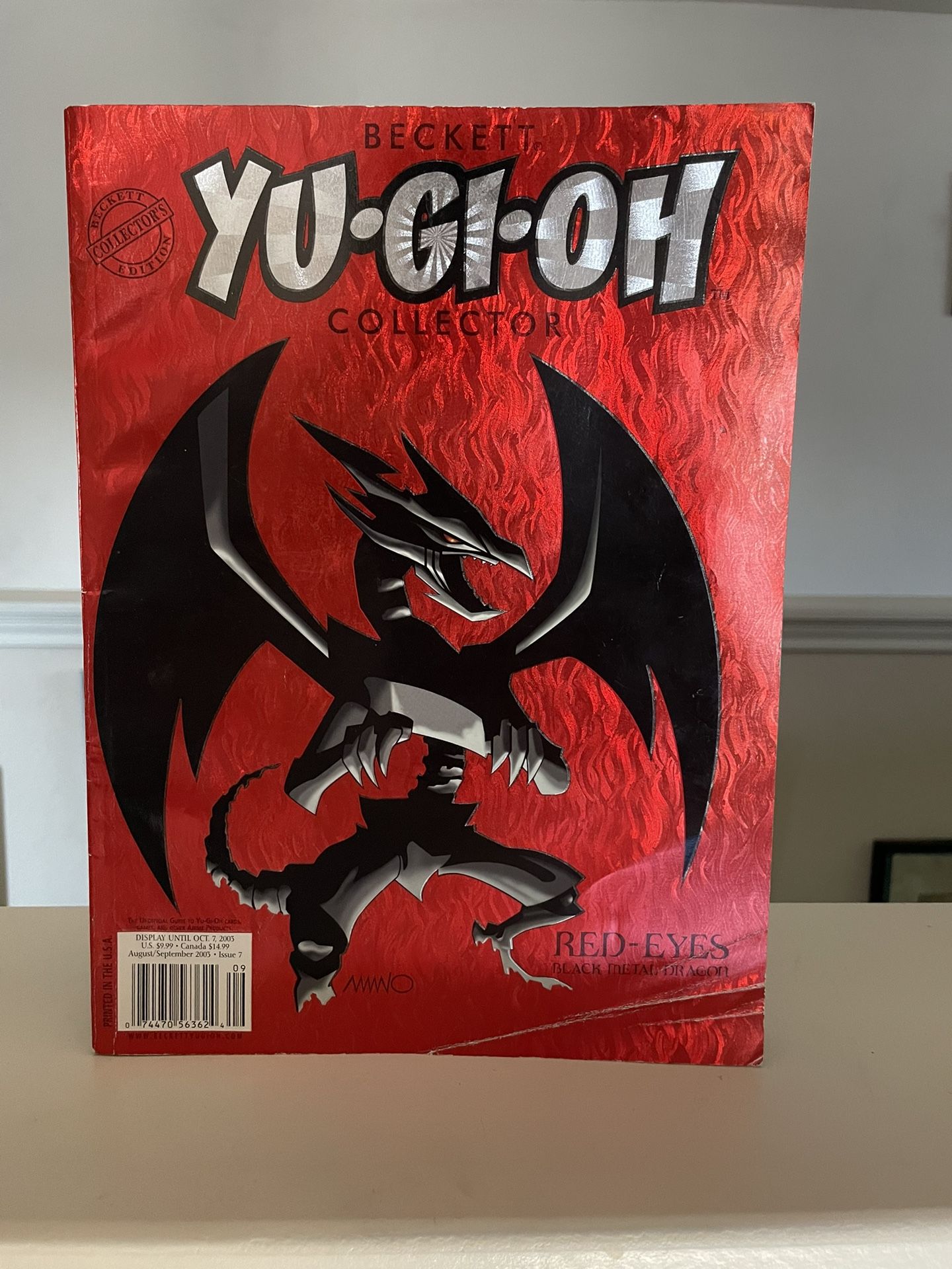 Beckett YuGiOh Collector Magazine Issue 7 Red-Eyes From August/September 2003
