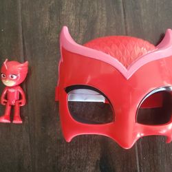 Pj Mask Owlette Dress up Mask & Figurine