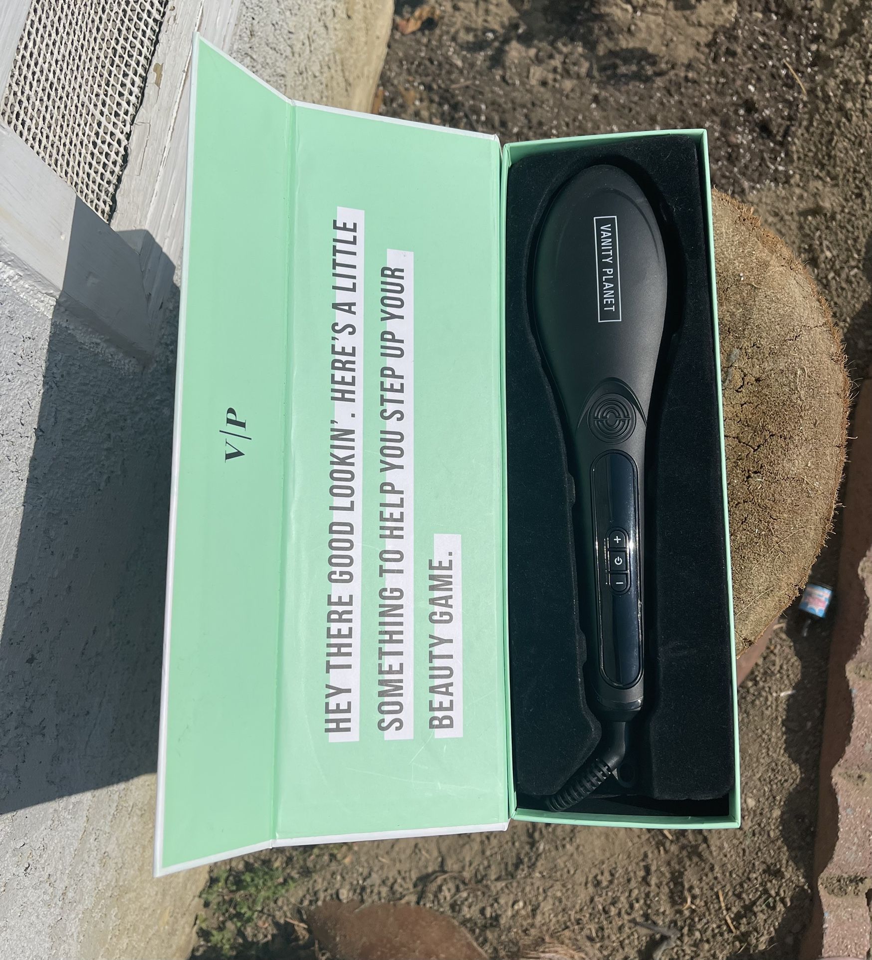 Vanity Planet Ceramic Straightener Brush