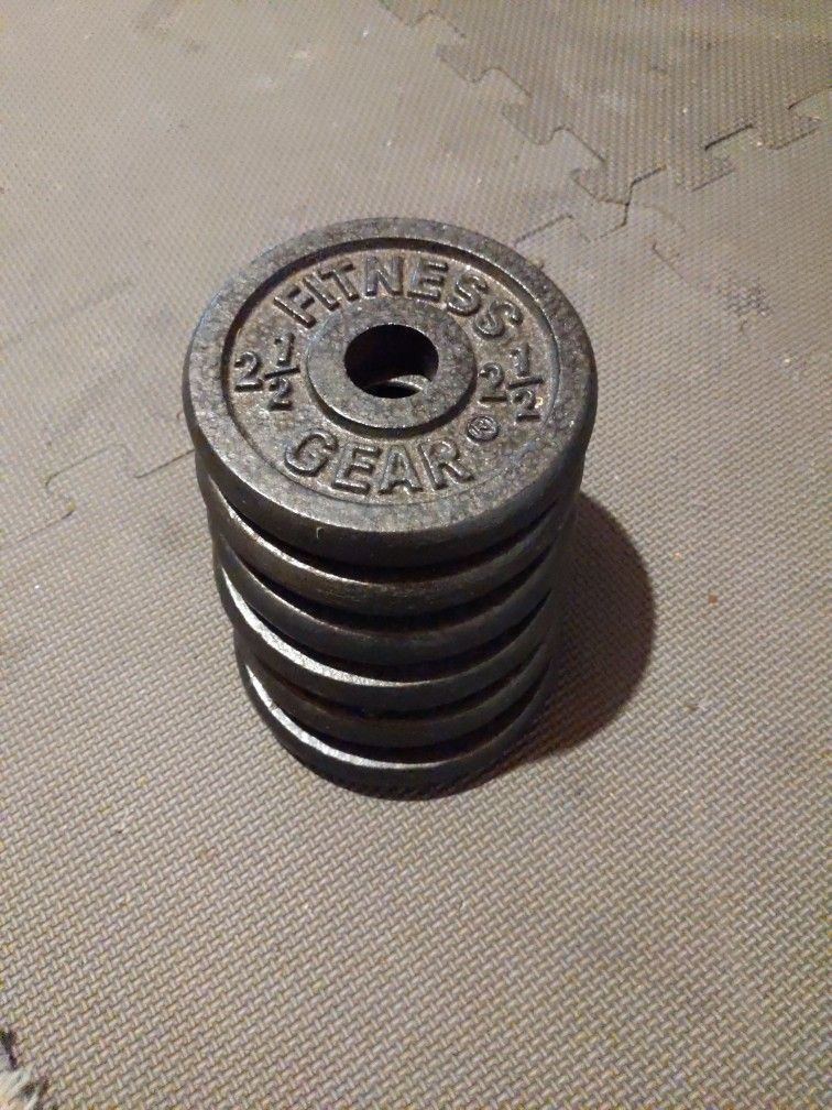 2.5 lb 1" Weight Plates