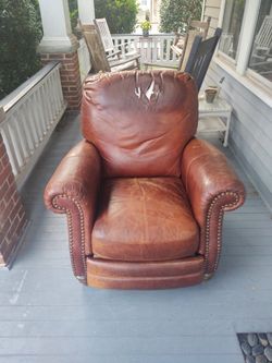 Brown Leather Recliner