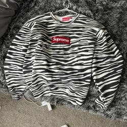 Supreme Zebra Crewneck Bogo